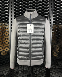 MONCLER CARDIGAN JACKET GRIJS