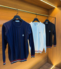 MONCLER KNITWEAR DONKERBLAUW