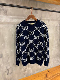 GUCCI GG KNITWEAR DONKER BLAUW