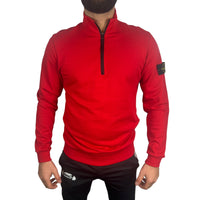 Stone Island Ziptrui Rood