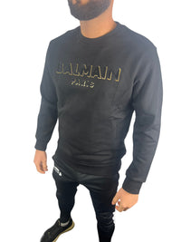 Balmain Sweater Zwart Goud