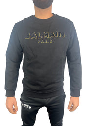 Balmain Sweater Zwart Goud