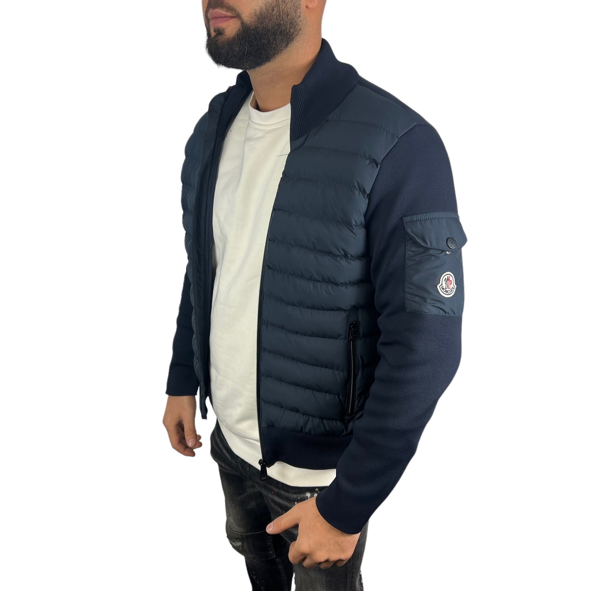 Moncler Triko Jacket Blauw