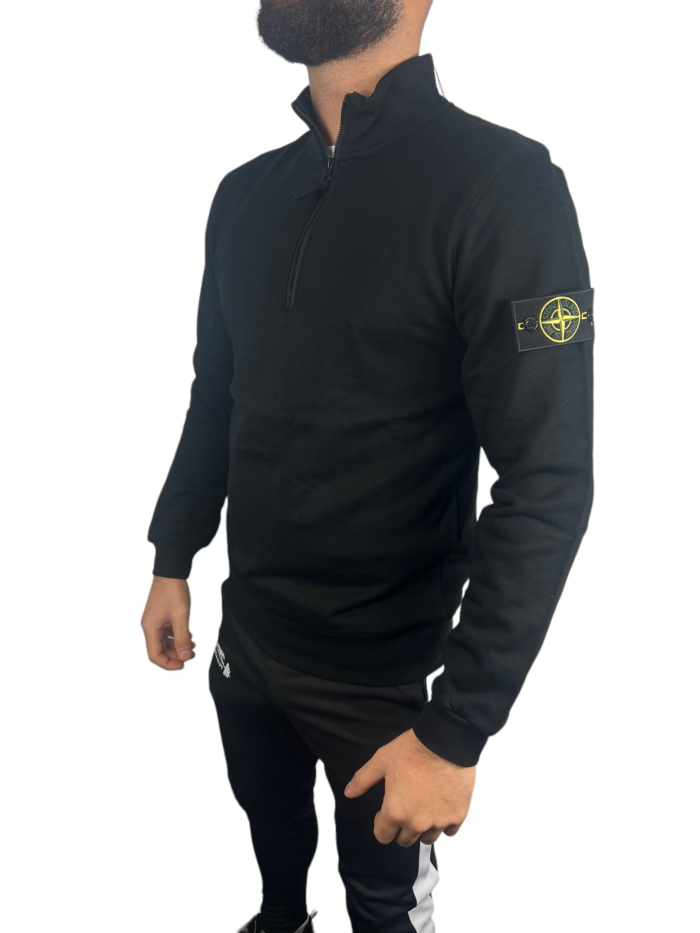 Stone Island Ziptrui Zwart