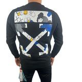 Offwhite Sweater Zwart