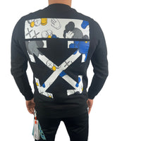 Offwhite Sweater Zwart