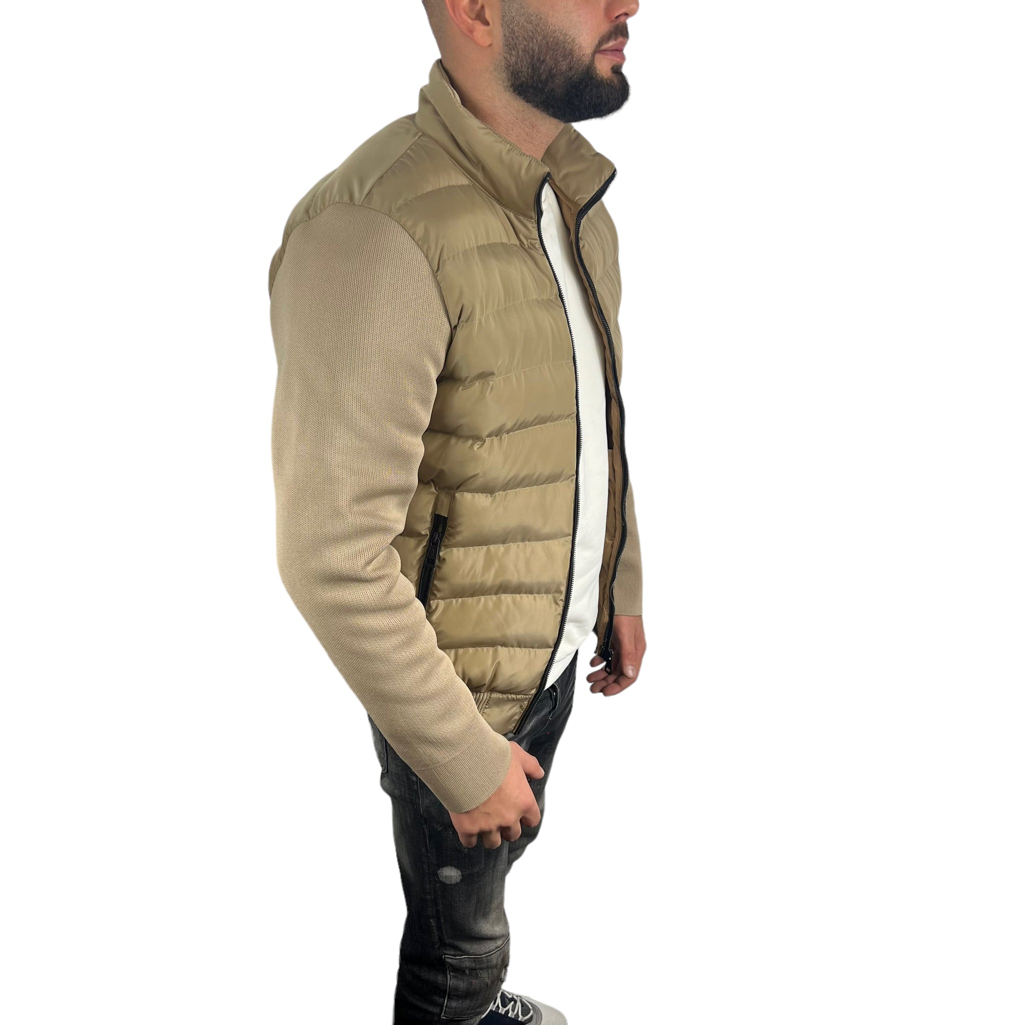 Moncler Triko Jacket Beige (Zak op arm)