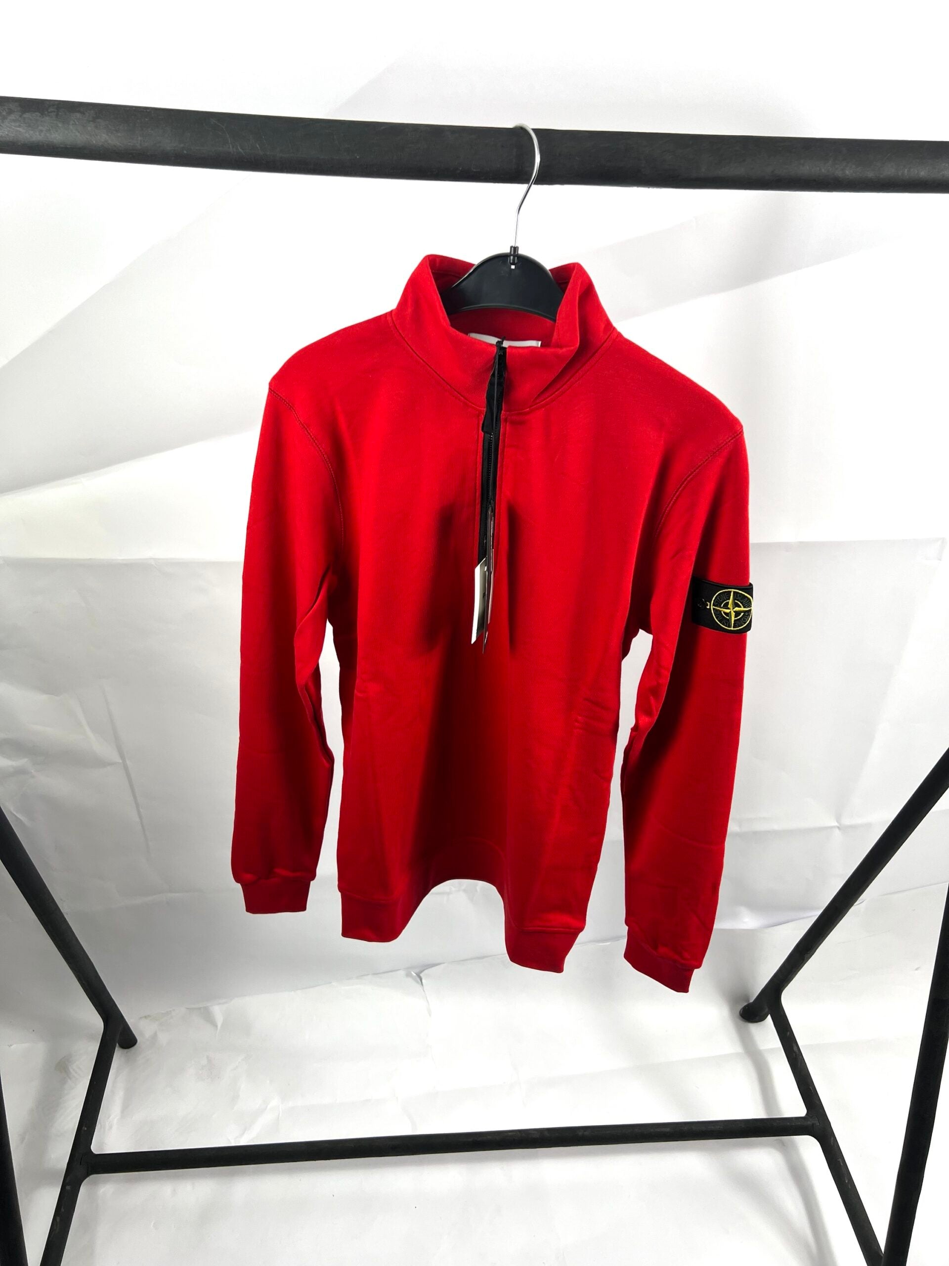 Stone Island Ziptrui Rood