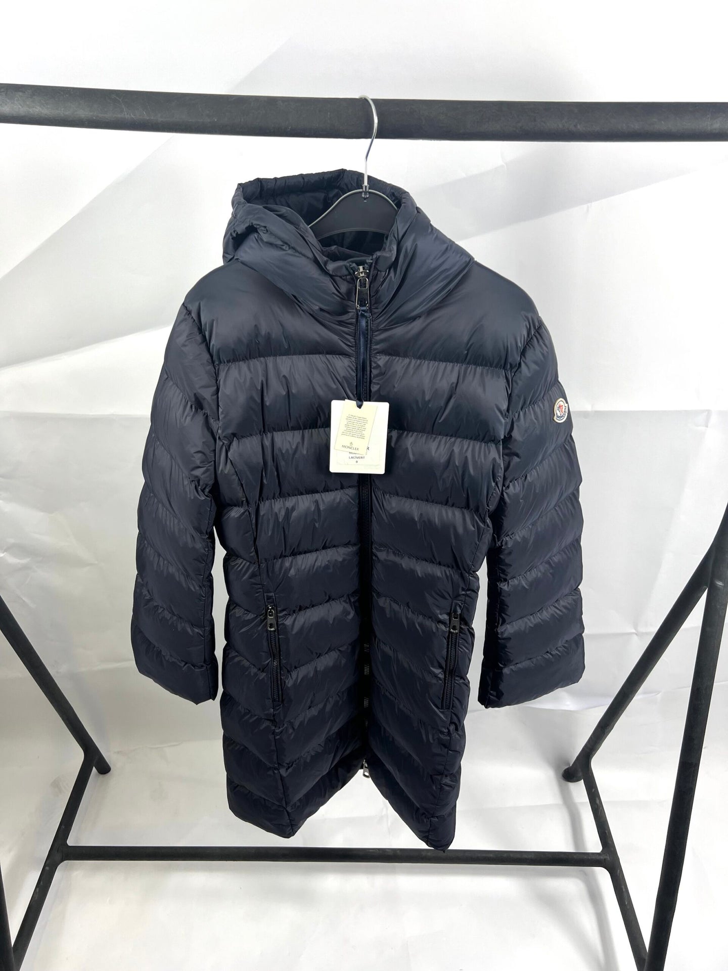 Moncler Dames Winterjas Lang Blauw