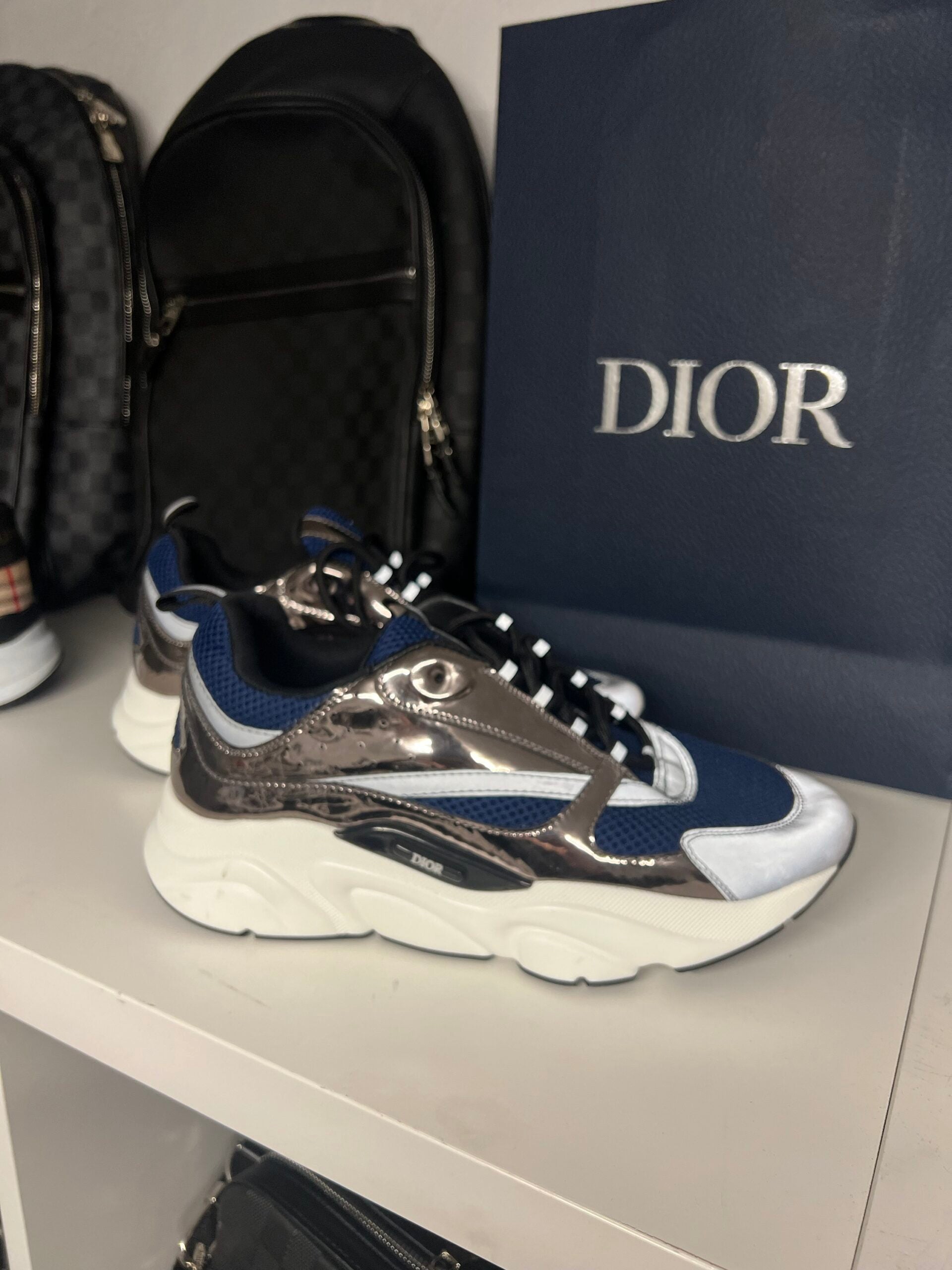 Dior B22 Blauw (zilver)